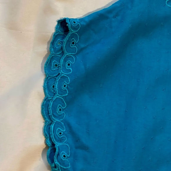 Elegant Teal Lace Women's Top - Picture 4 of 5